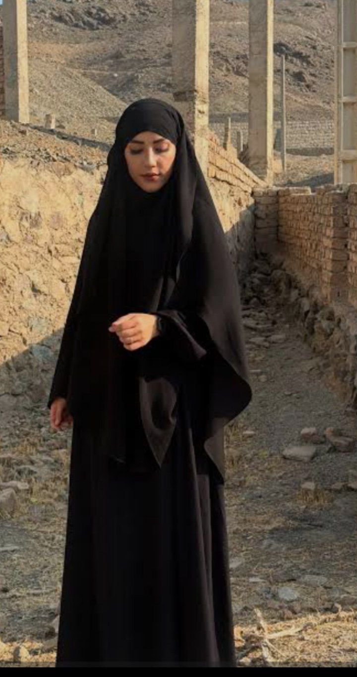 جلباب یک لایه جنس چادری